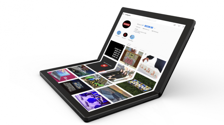Lenovo เผยดีไซน์ พีซีจอพับได้รุ่นแรกของโลก “ThinkPad X1”